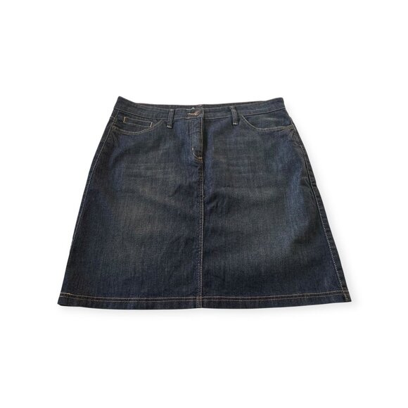 Boden Denim Mini Skirt , Classic 5 pocket‎ Style, Size 12R US - Picture 8 of 10